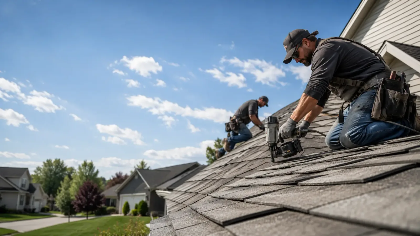 Storm Damage Roof Repair in Basco, IL near me